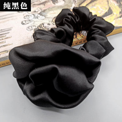 Pure Silk Rose Scrunchies