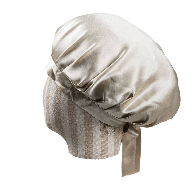 Pure Silk Bonnet with Tie